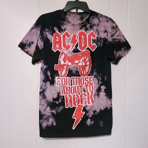 ACDC Tie-Dye Graphic Tee